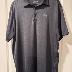 Under Armour Men's Black Polo Shirt
